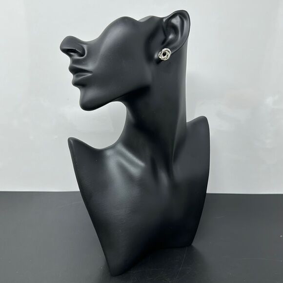 Costume jewelry Tiffany style earrings - Picture 2 of 2